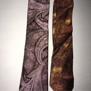 IKE BEHAR Tie Lot Of 2